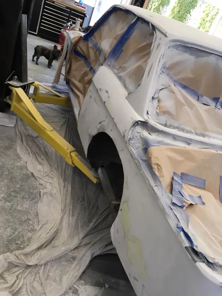 Bodywork in primer