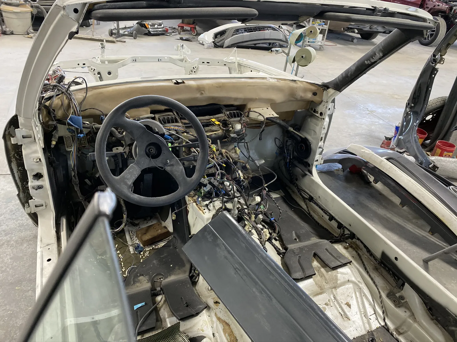 Stripped for restoration