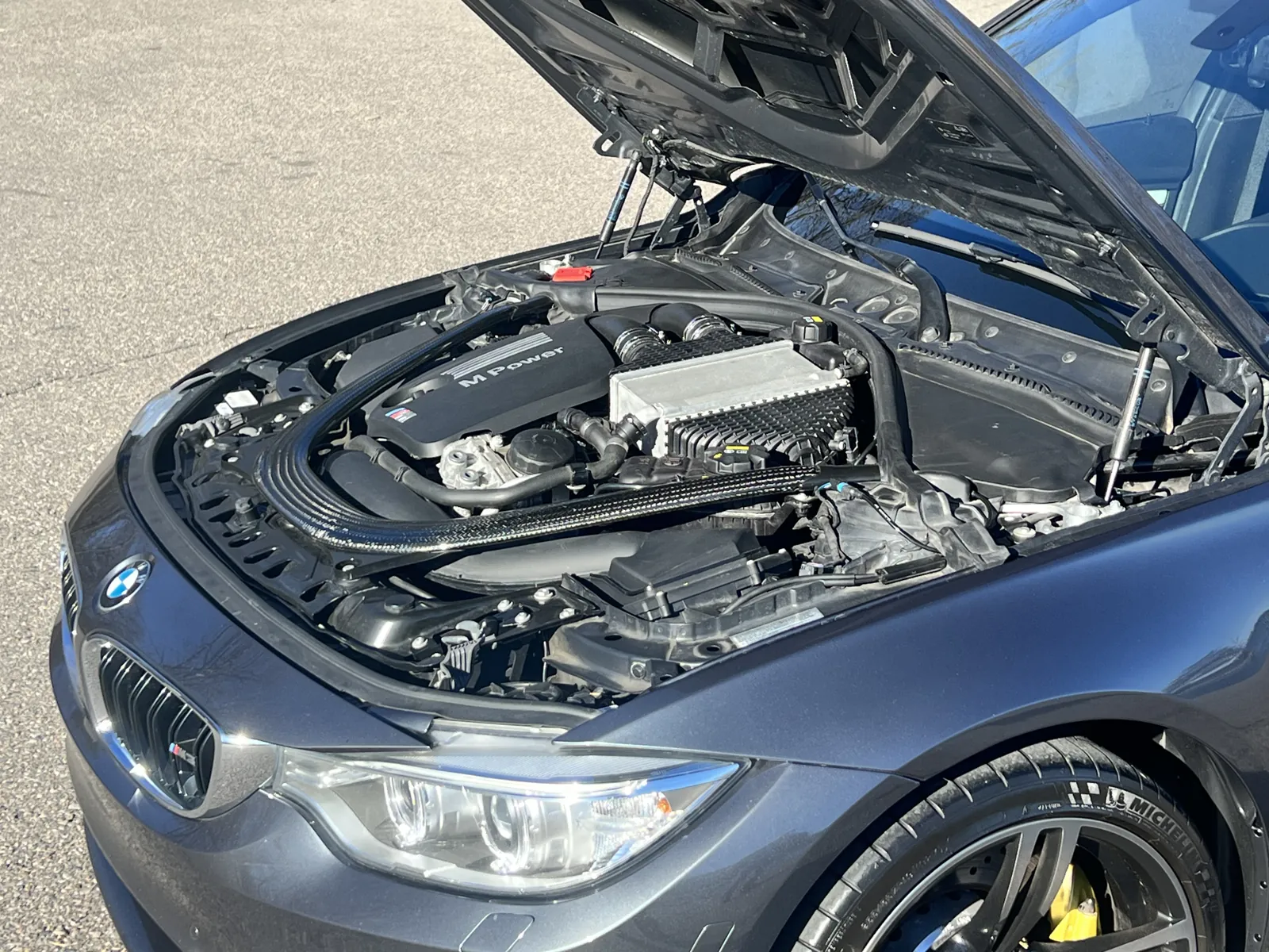 S55 engine bay